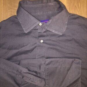 Kuhlman Gray Button Up Shirt Men’s Sz 46 Long Sleeve XL Casual Dress